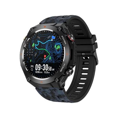 KC82 Sport Smart Watch 1,45 pollici schermo bussola GPS tracker 650mAh batteria per uomini